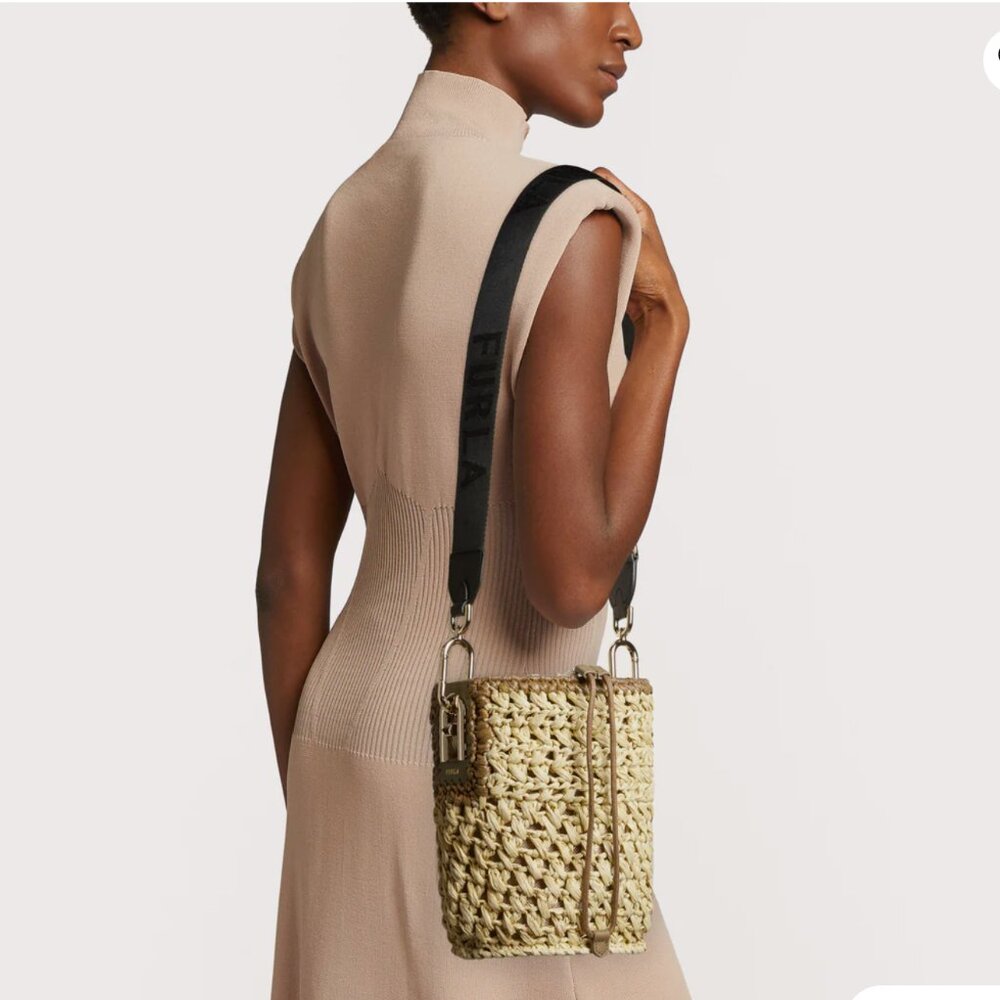 Authentic Furla Lipari Bucket Bag